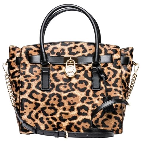 michael kors leopard calf hair handbag|michael kors leopard wristlet.